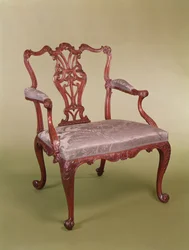 Fauteuil par Thomas Chippendale, vers 1760